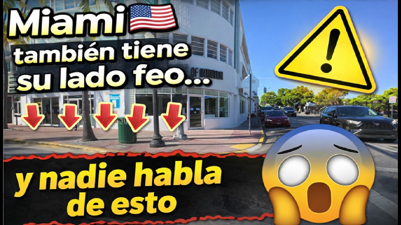 Miami 🇺🇸 también tiene su lado feo… y nadie habla de esto