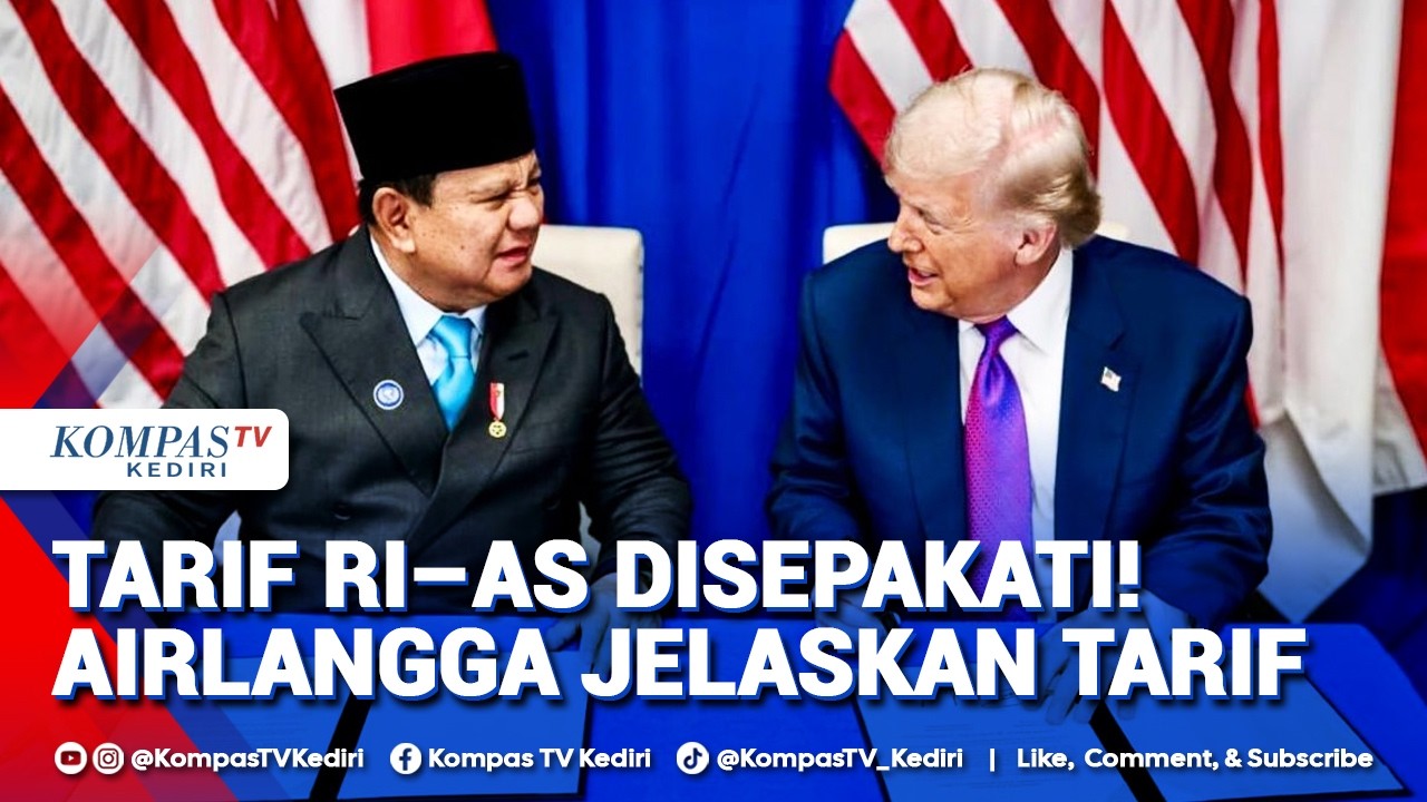Tarif Dagang Indonesia–Amerika Serikat Disepakati, Ini Penjelasan Airlangga