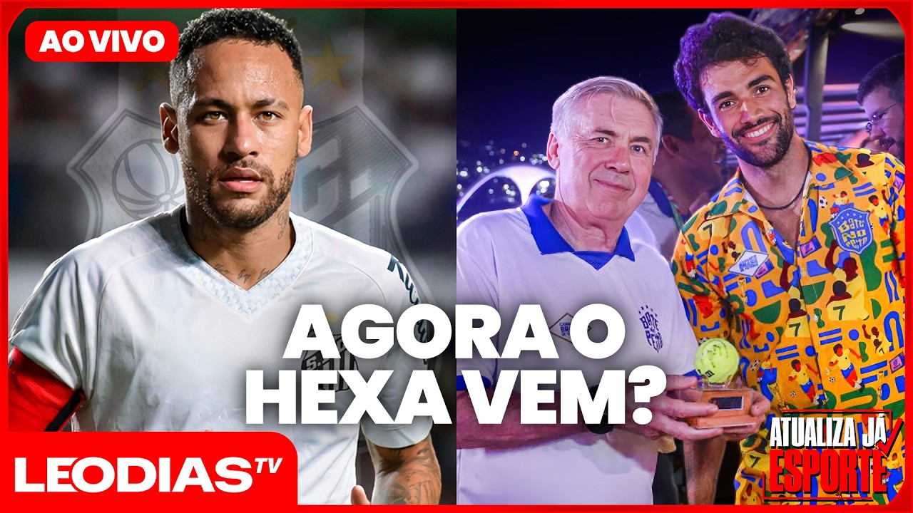 NEYMAR JOGOU Domingo enquanto ANCELOTTI CURTIA na SAPUCAÍ! | | ATUALIZA JÁ ESPORTE | LeoDias TV