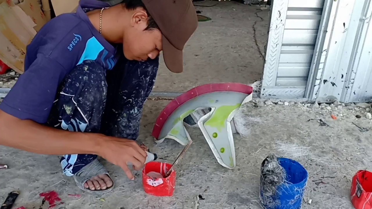 Tutorial Bikin (molding) Cetakan fiberglass