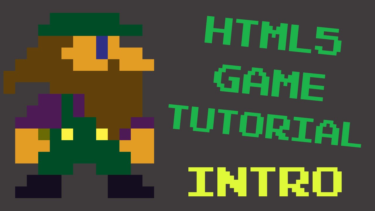 Intro: HTML5 Game Programming Tutorial (Javascript) - Similar to Super Mario