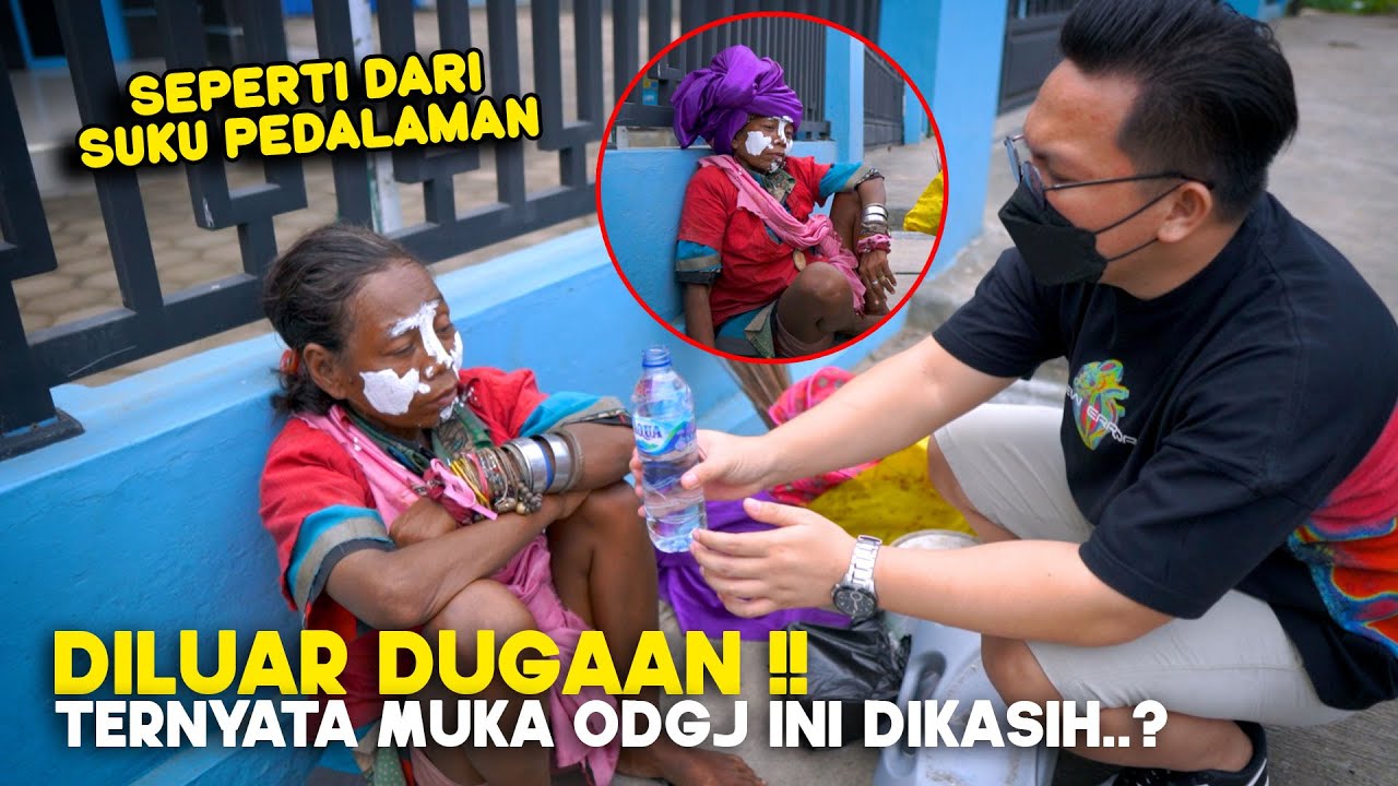 VIRAL !! TERLANTAR DISUBANG - ODGJ INI SEPERTI BERASAL DARI SUKU PEDALAMAN