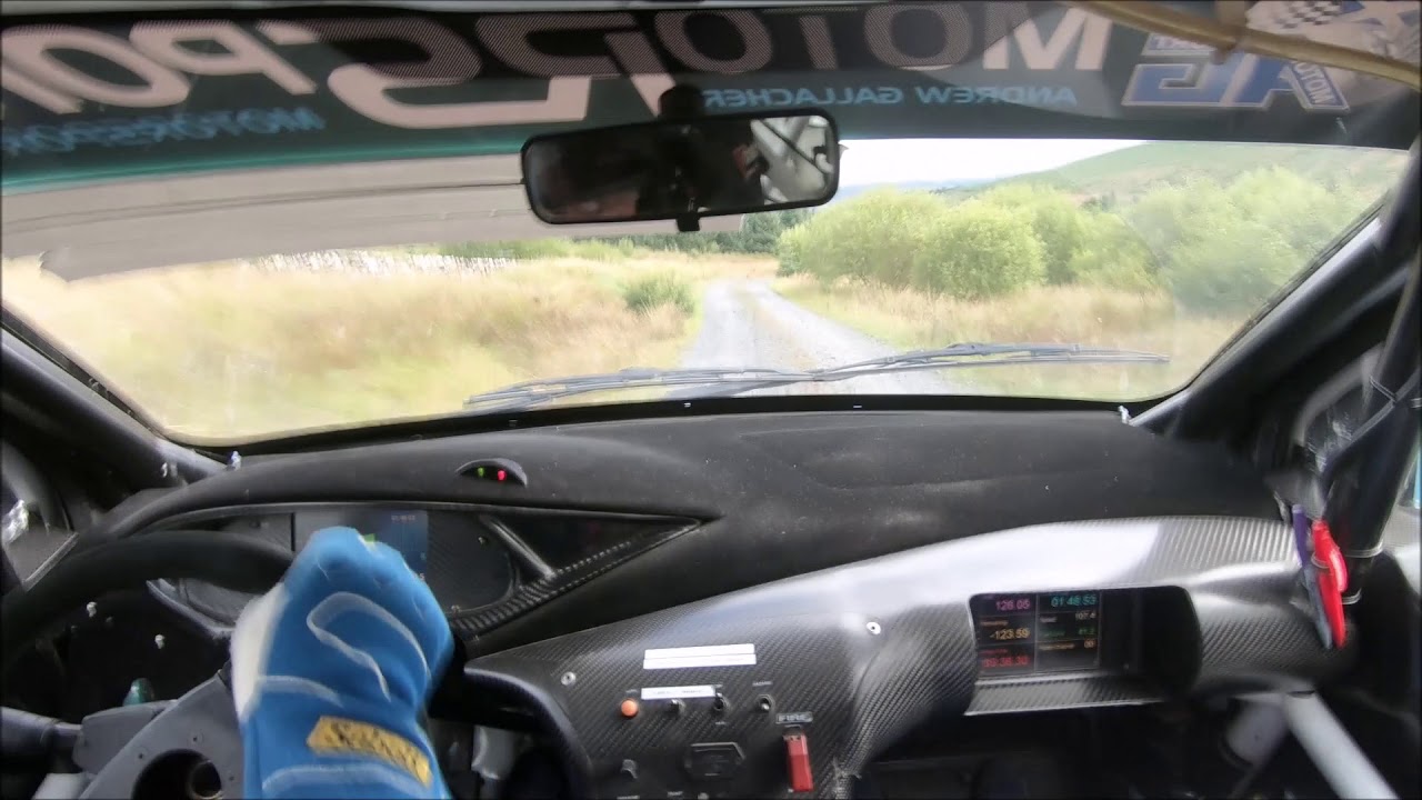 Andrew Gallacher / Jane Nicol Focus wrc Galloway Hills 2018 stage 3