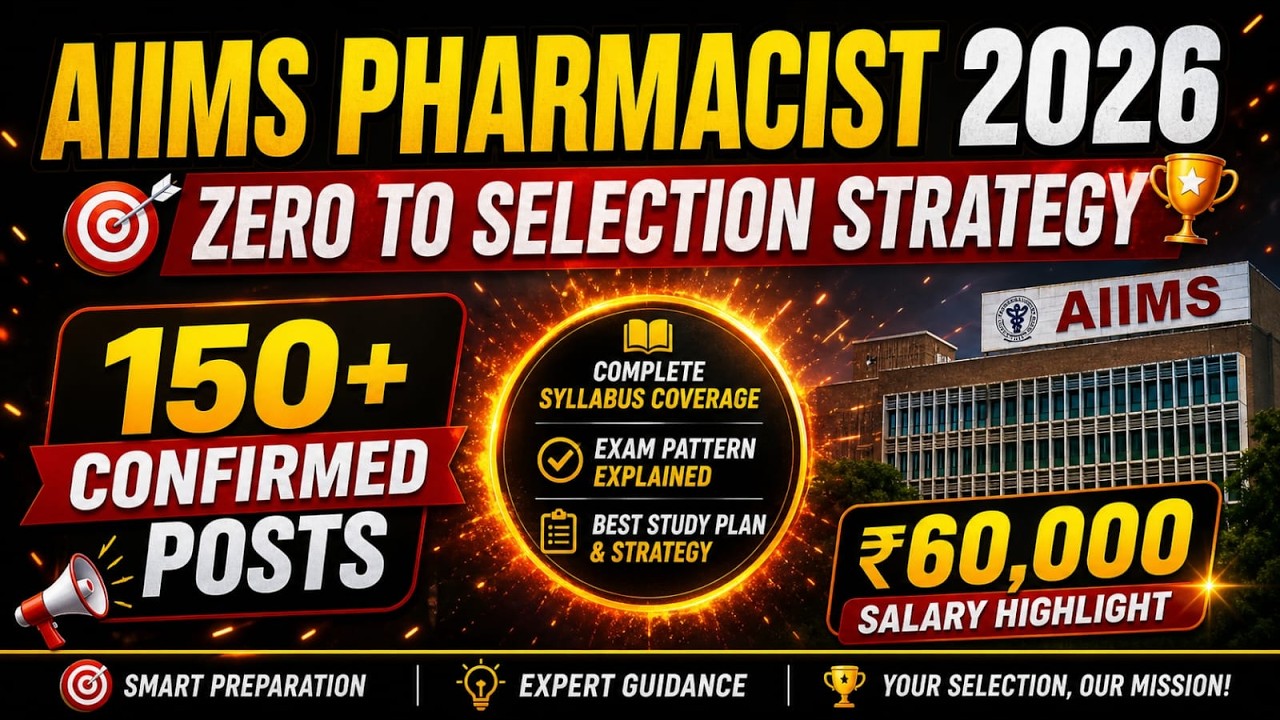 AIIMS CRE 2026 1000+ Vacancy | Full Syllabus, Exam Pattern, Salary, Strategy | All Details #aiims