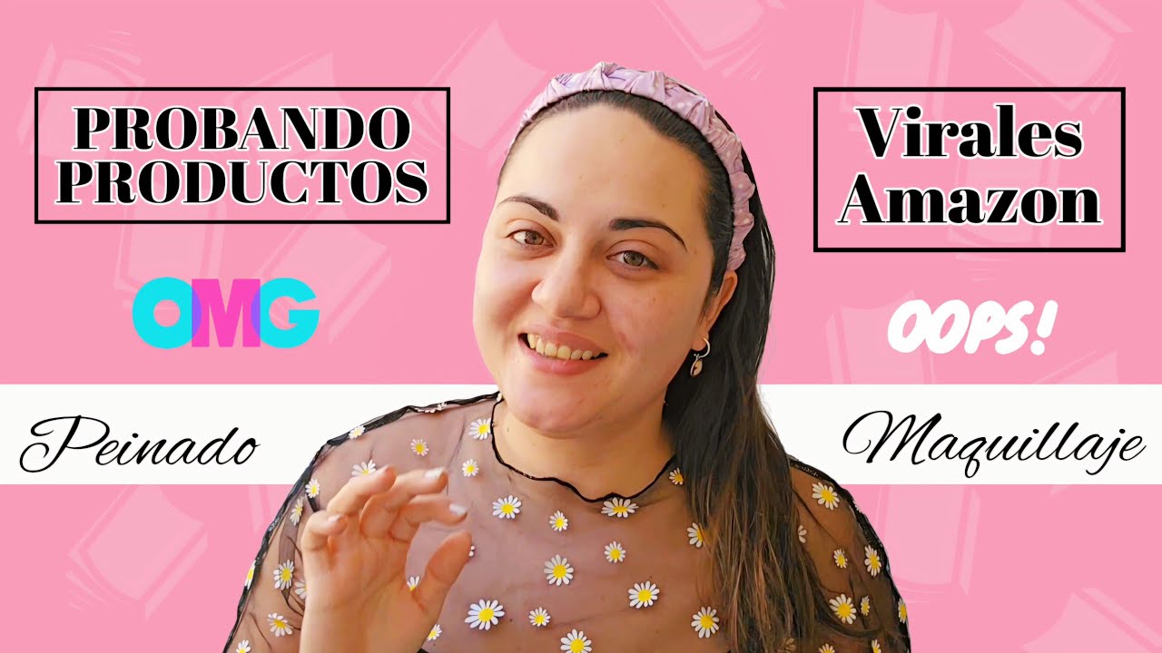 Me maquillo y me peino con productos virales de @amazon 🤩 ¿Me gustan?