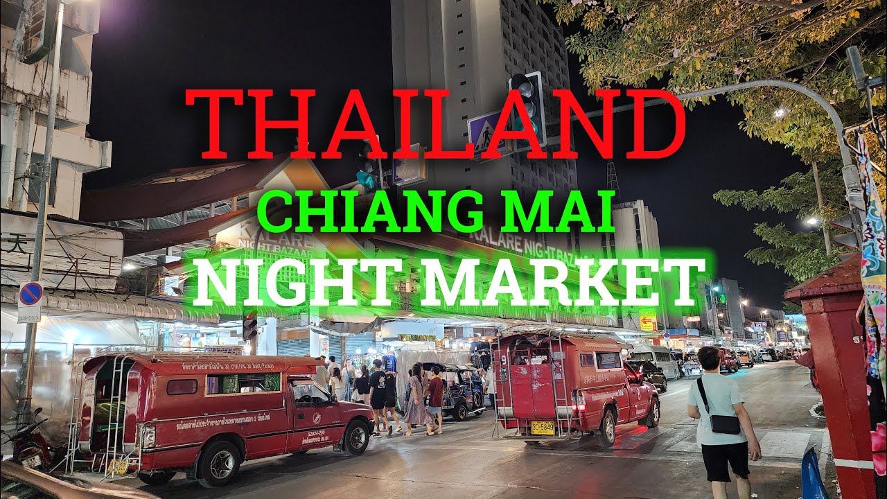 CHIANG MAI THAILAND Night Market | STREETFOOD at Kalare Night Bazaar