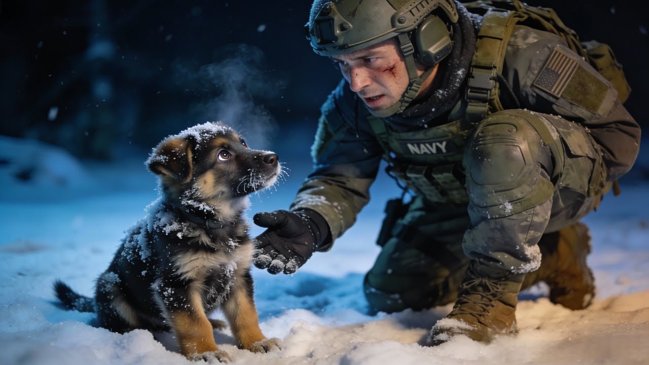 Abandoned 2-Month-Old German Shepherd at −5°C—A Navy SEAL’s Decision Moved Everyone