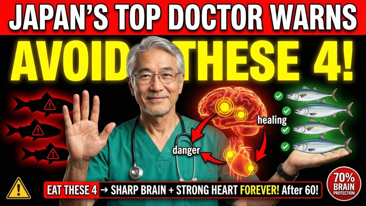 Over 60? 4 Fish You Should NEVER Eat (And 4 That Protect Your Brain, Heart & Memory)