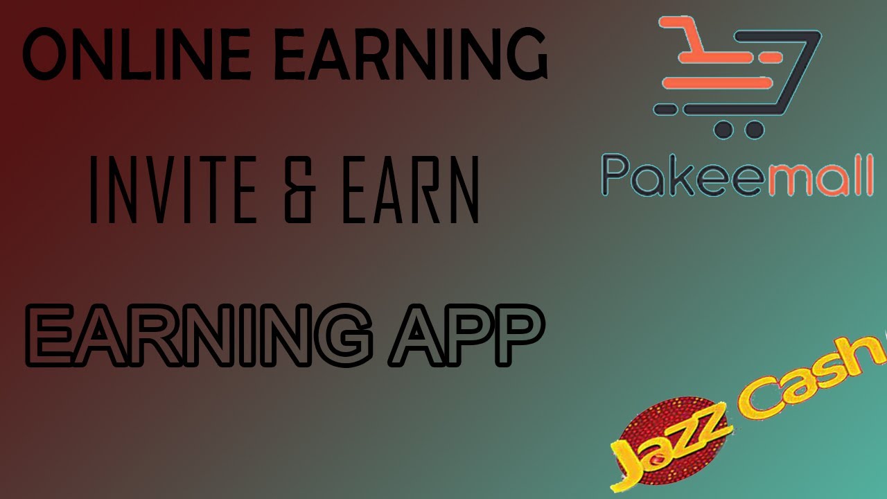 Online earning job/Invite and Earn/Pakee Mall app.