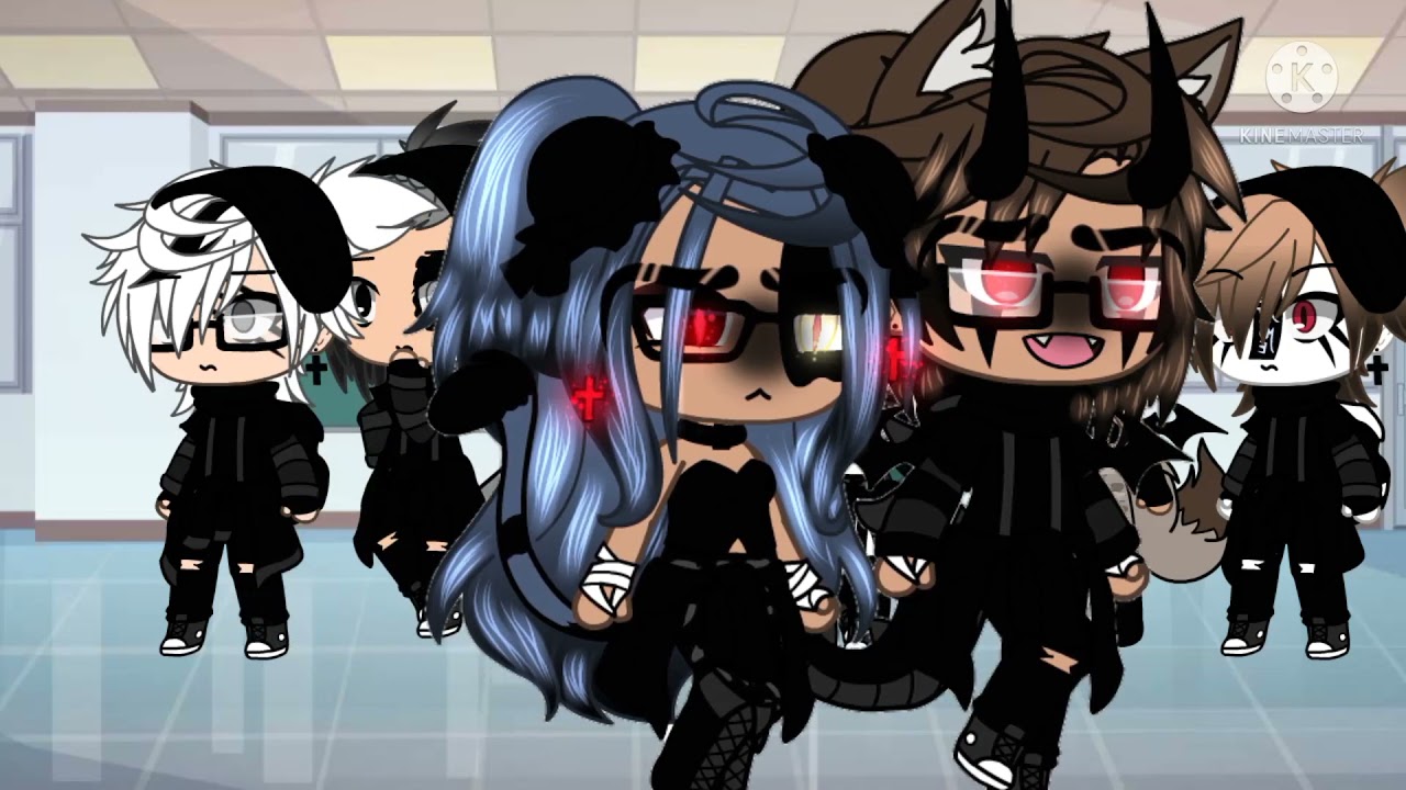 nuevos estudiantes (meme)gacha life
