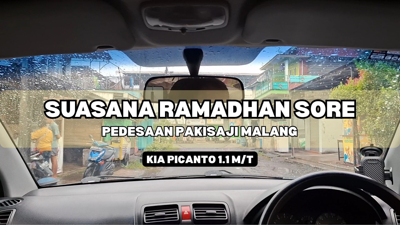 Ngabuburit: Menikmati Suasana Pedesaan Pakisaji Kabupaten Malang - POV Driving Kia Picanto 1.1 M/T