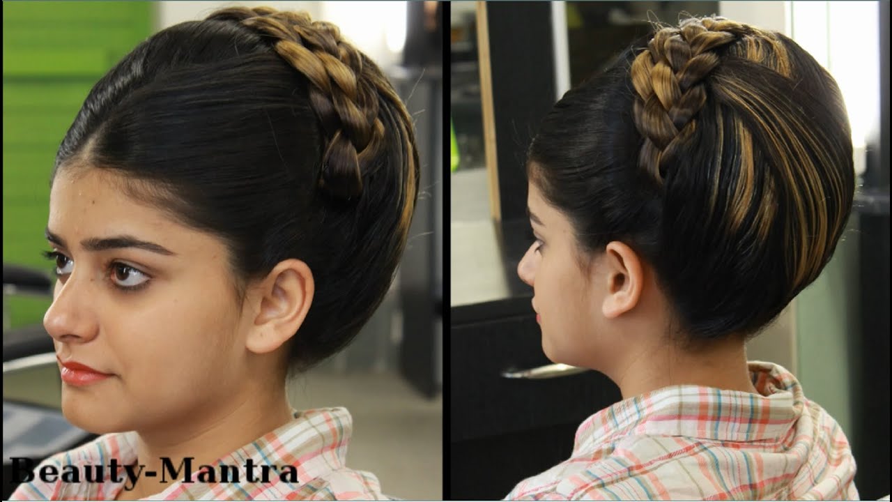 Indian Bridal Hairstyle (Jura) For Medium to Long Hair