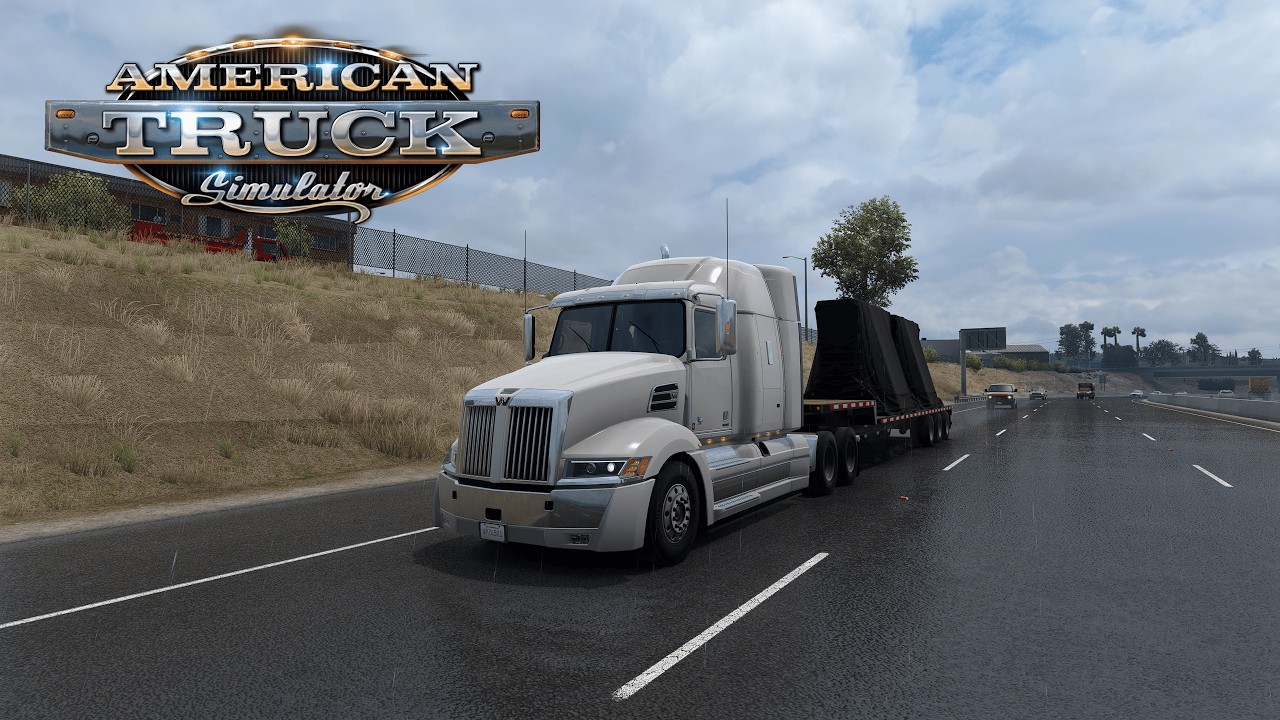 American Truck Simulator. Рейс Санта-Мария - Сан-Франциско