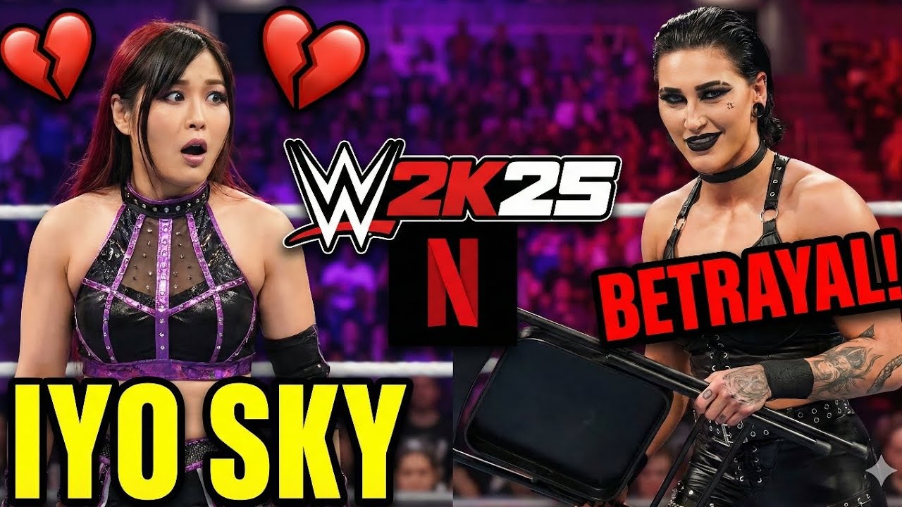 WHY RHEA?! 💔 The Most HEARTBREAKING Betrayal in WWE 2K25! (Iyo Sky vs Rhea Ripley)
