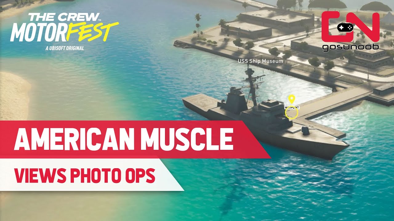 All American Muscle Views Photo Ops Locations in Crew Motorfest