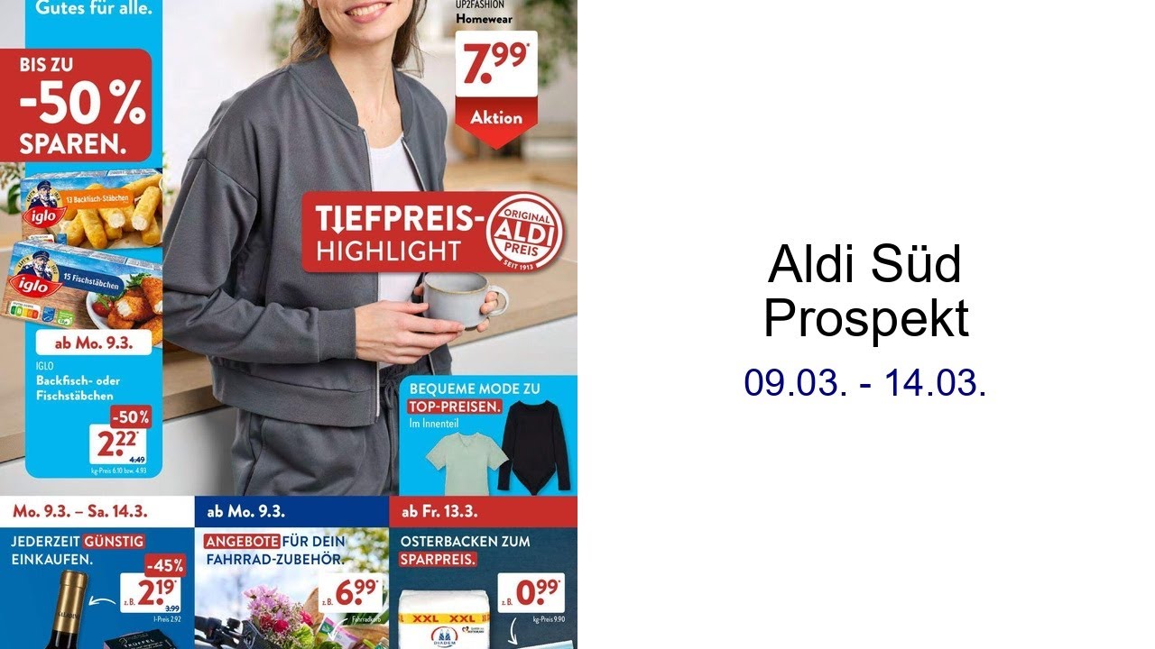 Aldi Süd Prospekt   09.03. - 14.03.
