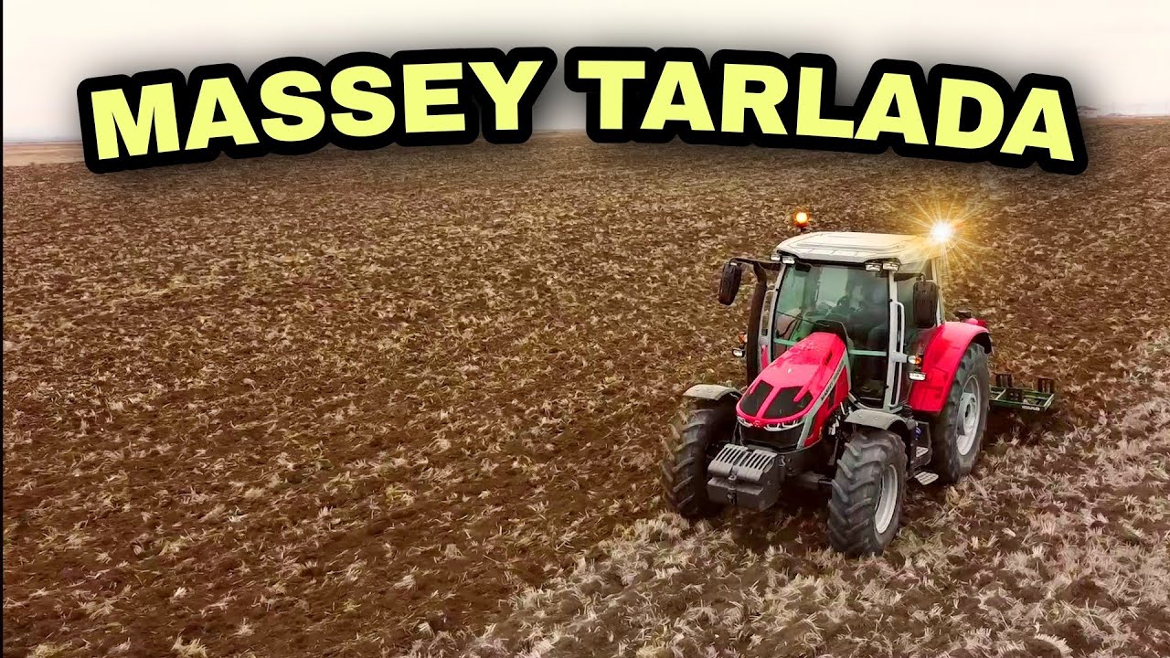 MF 5S.125 İLE TOPRAK HAZIRLIĞI. MISIR EKİMİ ÖNCESİ TARLA İKİLEME.