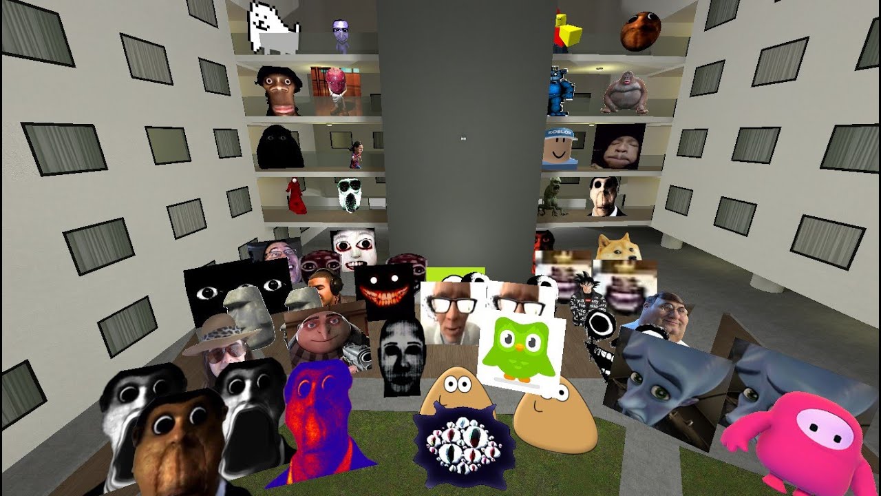 ALL FULL NICO'S NEXTBOT, 2D NEXTBOTS, OBUNGA NETBOT NEW UPDATE In Garry's Mod #1