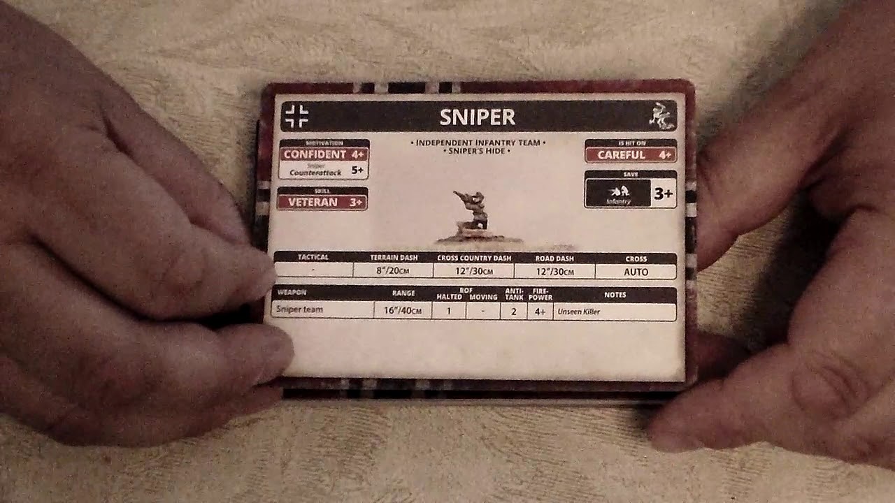 Review Iron Cross Unit Cards