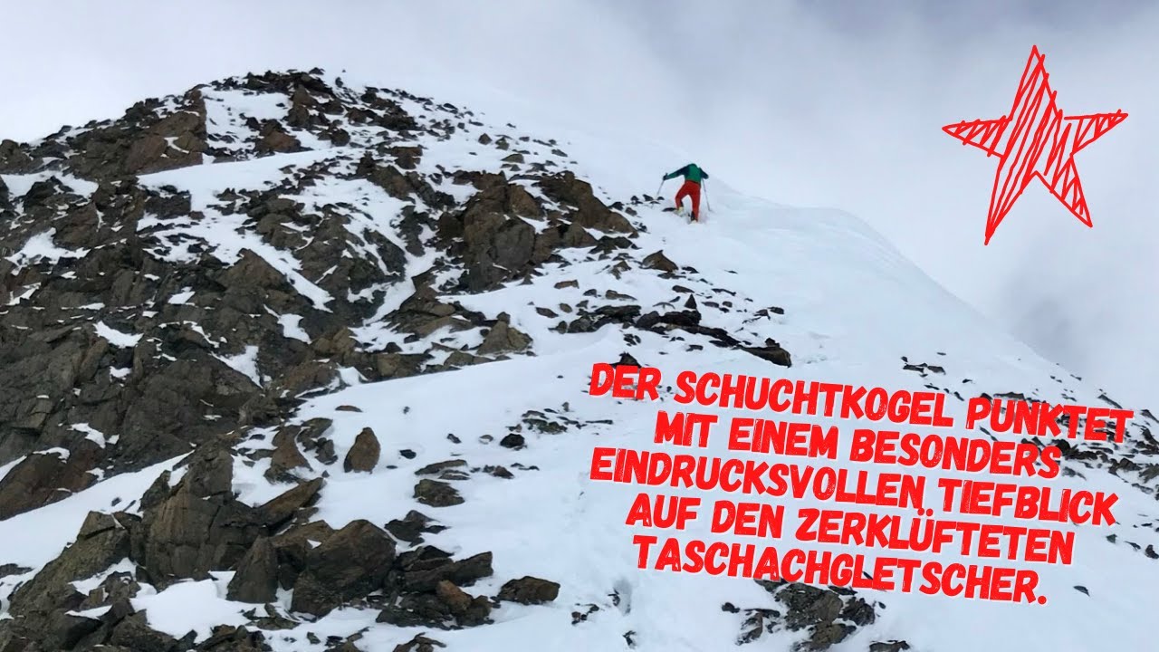 Skitour auf den Schuchtkogel in den &Ouml;tztaler Alpen im Pitztal