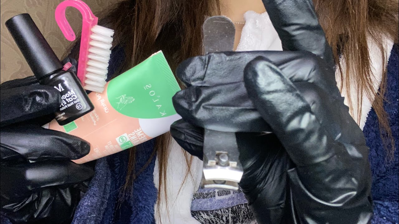 ASMR Washing Your Hands🧴🫧+ Doing Your Nails 💅🏻 + Hand Massage/ gloves(Fast & Aggressive- No Talking)