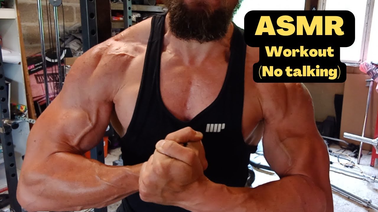 ASMR Workout (No Talking) Perfect Background ASMR for studying, working, relaxing | ASMR Gum Chewing