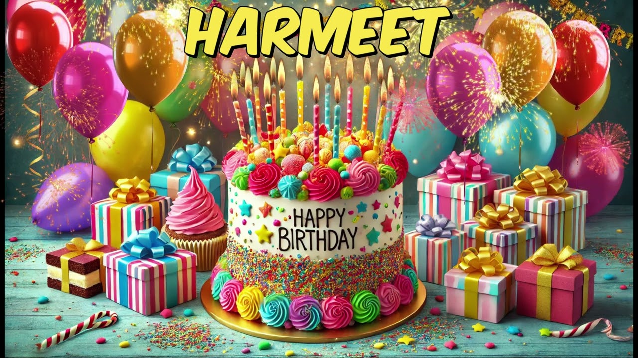 HARMEET Happy Birthday Song - Happy Birthday to You