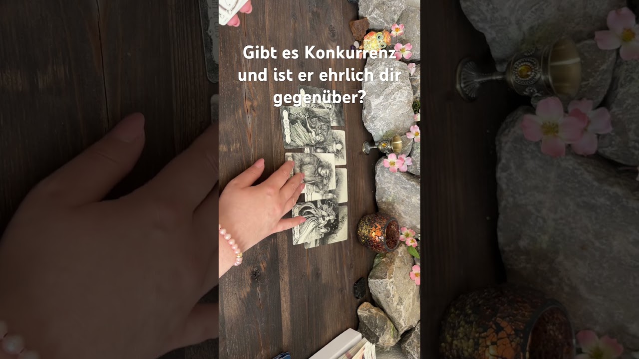 Gibt es Konkurrenz?Schreibt oder trifft sich dein gegen&uuml;ber mit anderen Frauen/M&auml;nner?#liebe #tarot