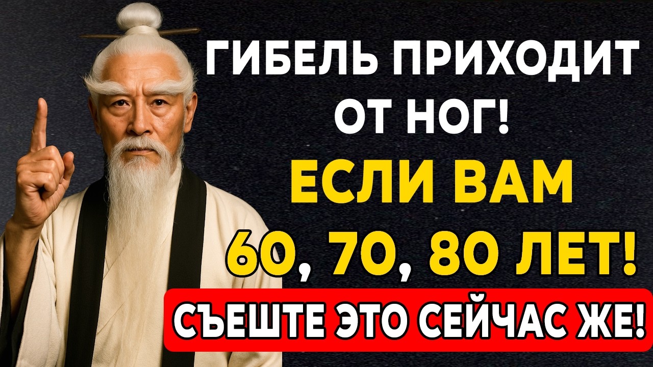 Пожилые, ЕШТЬЕ ЭТО с УТРА и Ваши Ноги ОКРЕПНУТ | 5 СЕКРЕТНЫХ Восточных Продуктов