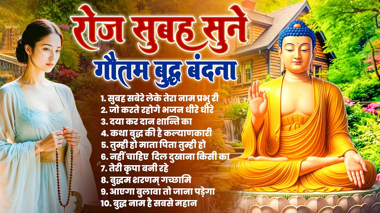 ☸️ तथागत भगवान बुद्ध की दया प्रेम के लिये सुबह उठते ही रोज़ सुनें ये भजन ~ Best Dhamma Geet #buddha