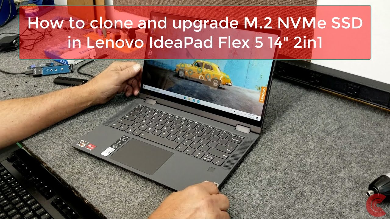 Обновление и клонирование SSD-накопителя Lenovo IdeaPad Flex 5 14