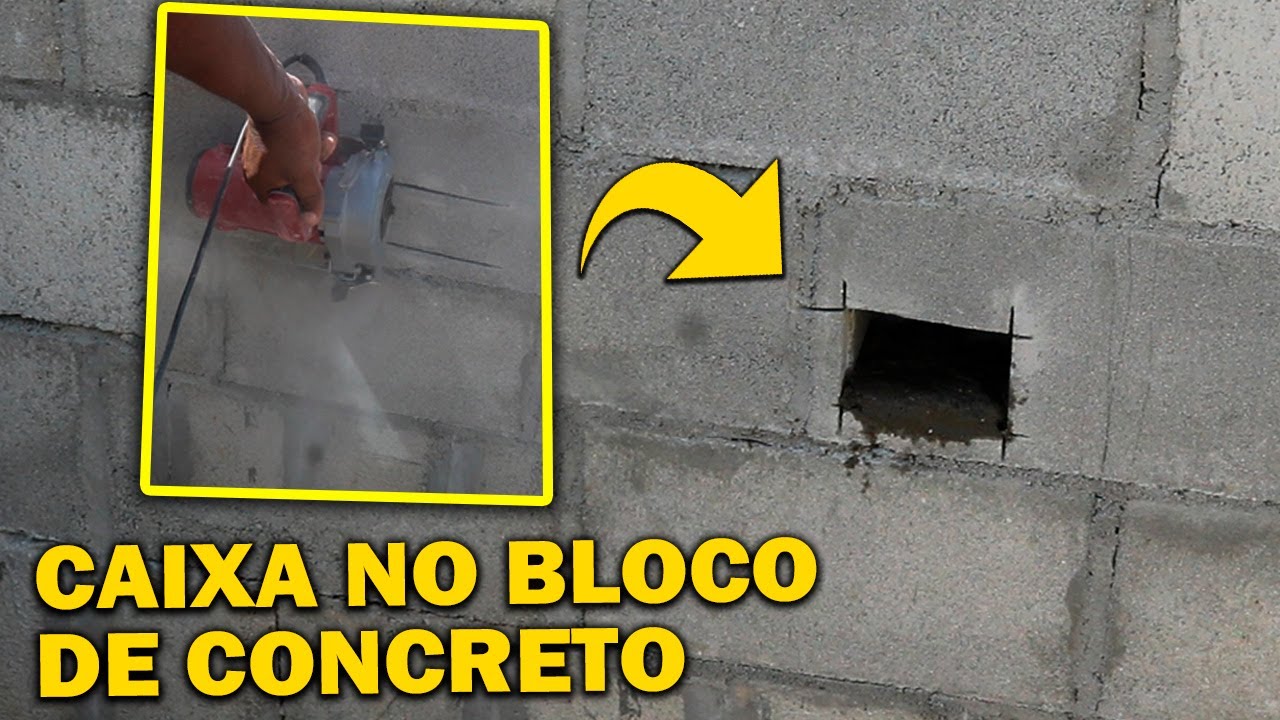 COMO CHUMBAR CAIXA DE TOMADA EM PAREDE DE BLOCOS | Parte 56