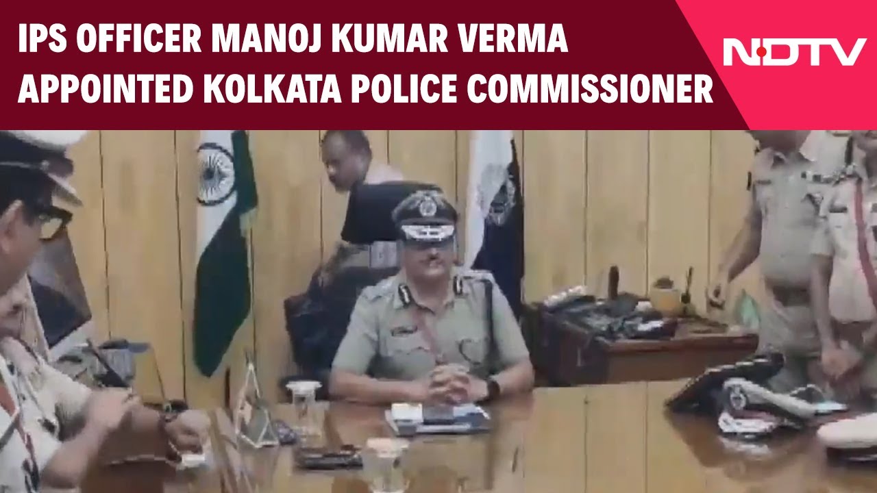 Kolkata News | IPS Officer Manoj Kumar Verma Takes Charge As Kolkata’s New Commissioner Of Police