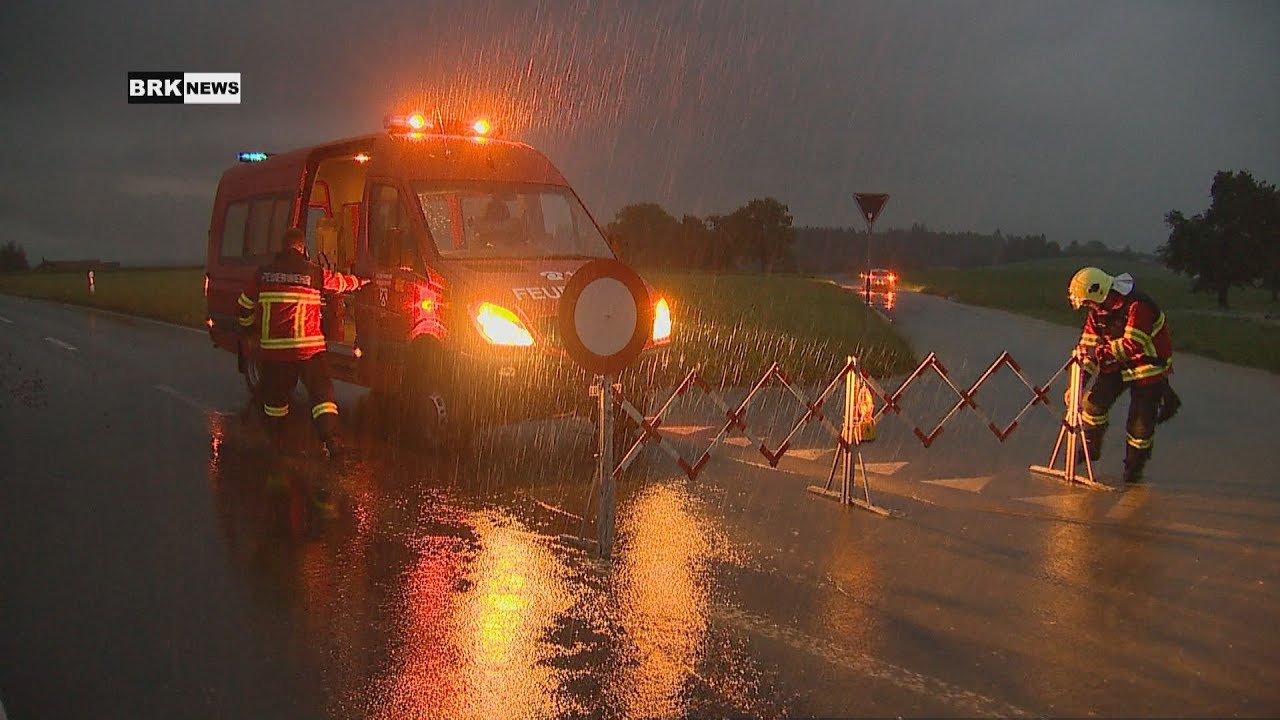 Luzern / Thurgau: Heftige Gewitter sorgten für zahlreiche Feuerwehreinsätze
