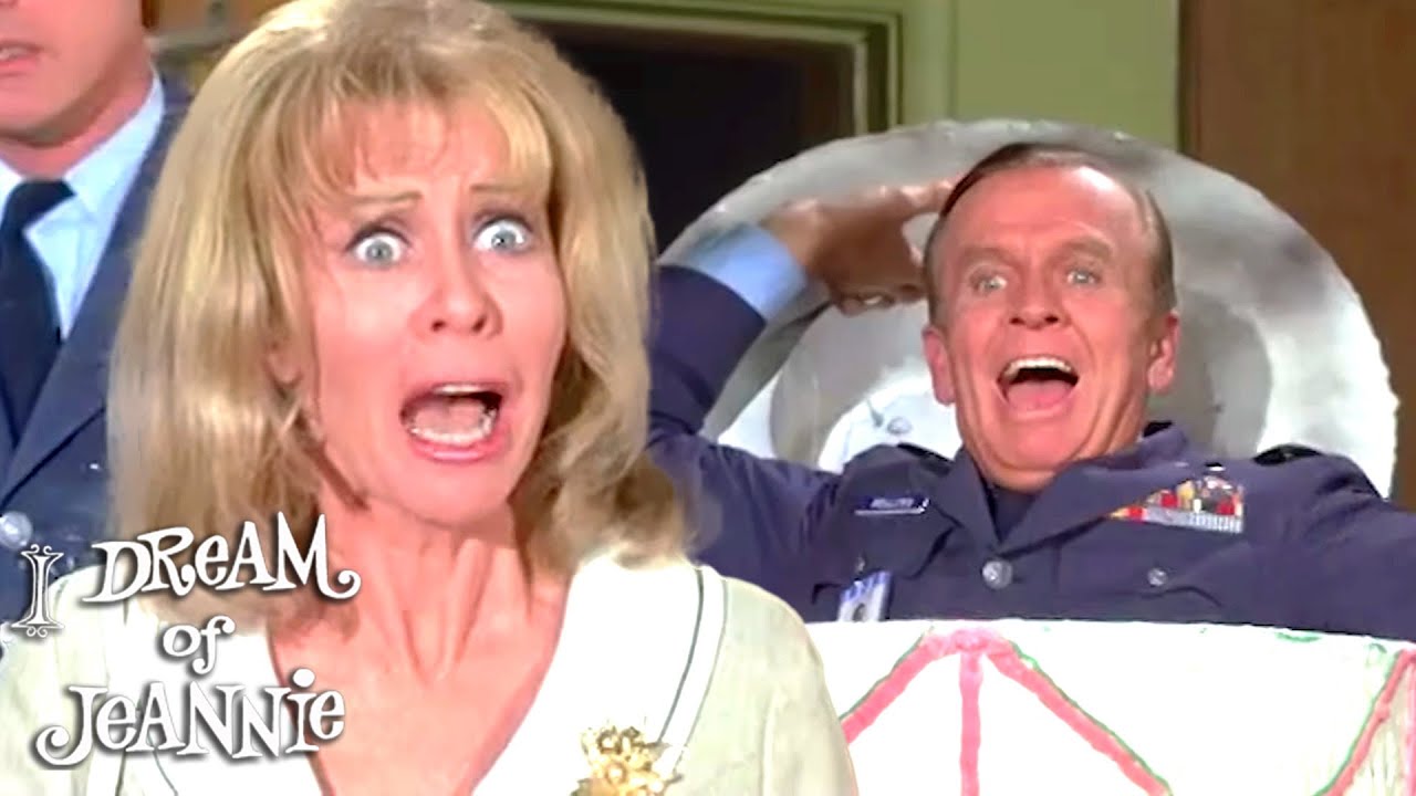 Mrs. Bellows Catches Her Husband Partying! I Dream Of Jeannie
