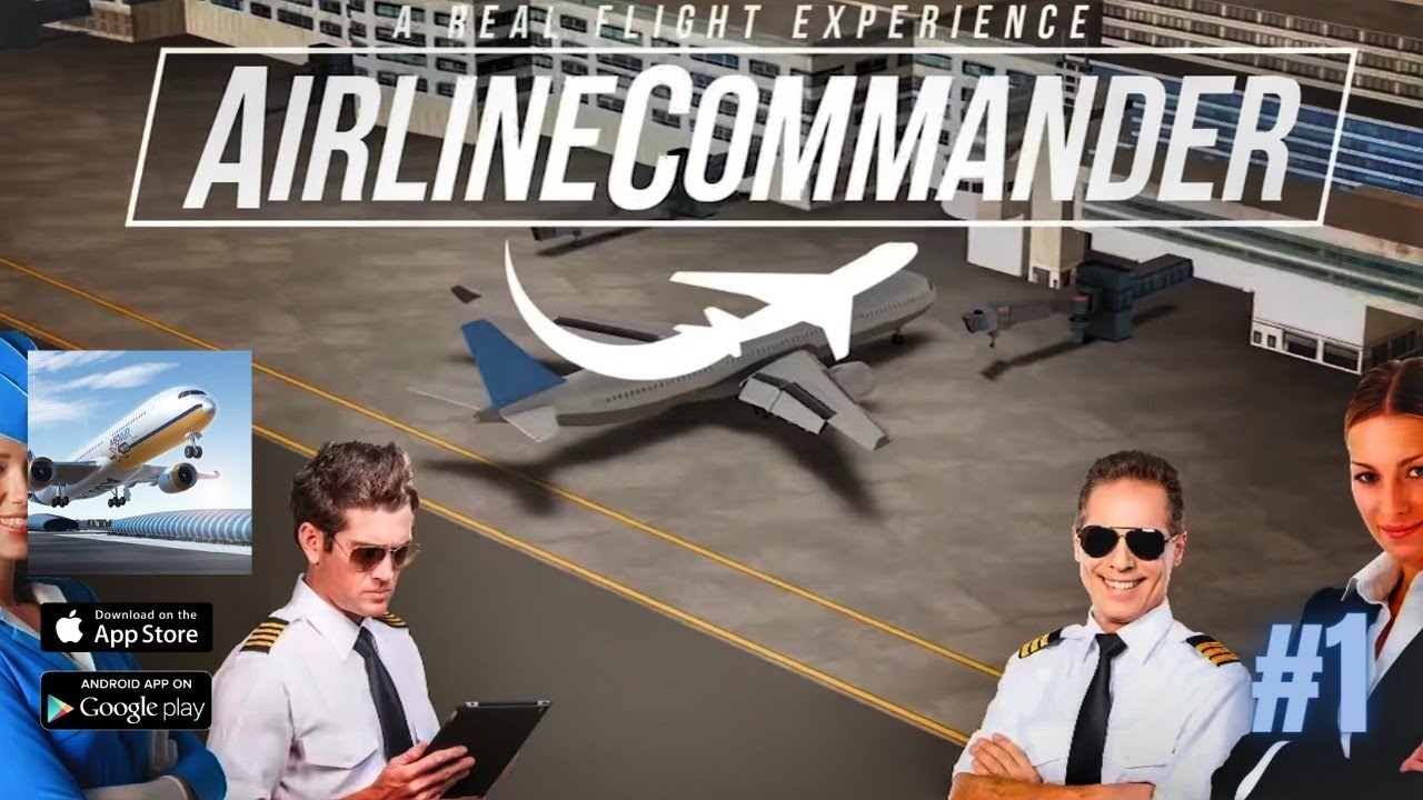 Airline Commander: Flight Game Gameplay | jerryisgaming #1