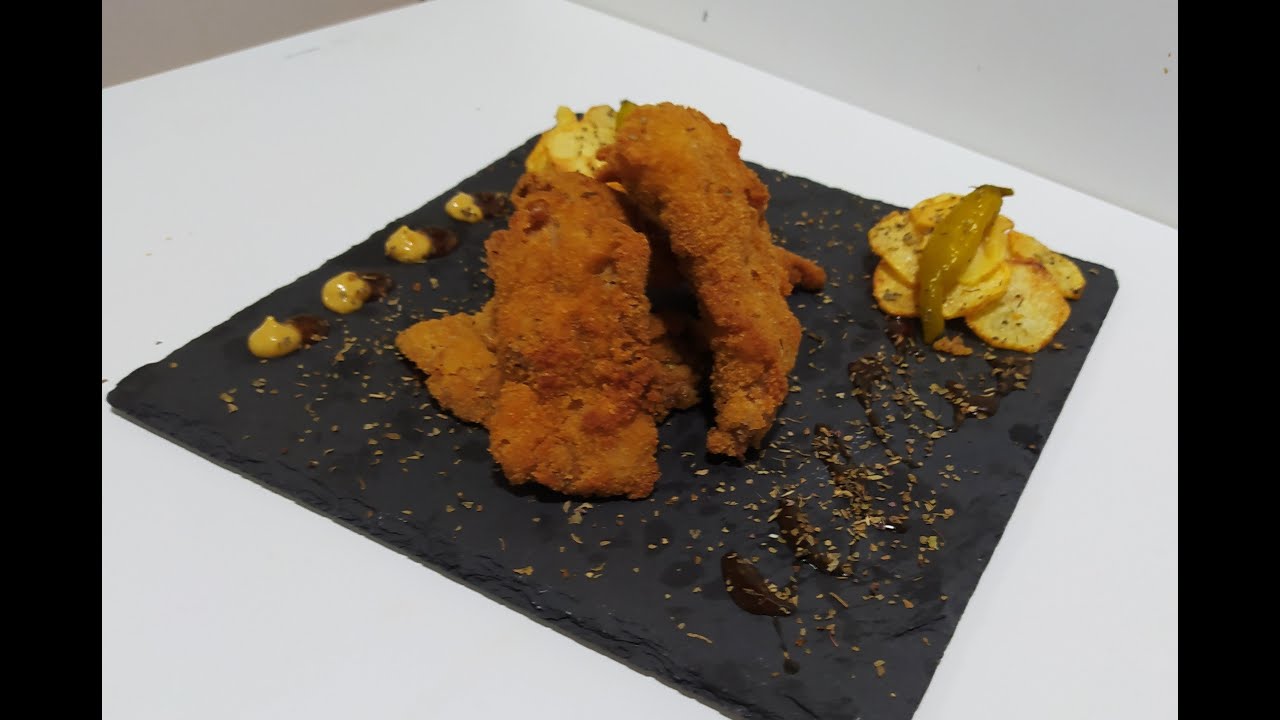 SOLOMILLO DE CERDO EMPANADO, con un adobo muy rico, se pueden comer frÍos y están geniales🌿🌿🥩🥩👌✔👋🏻👋🏻
