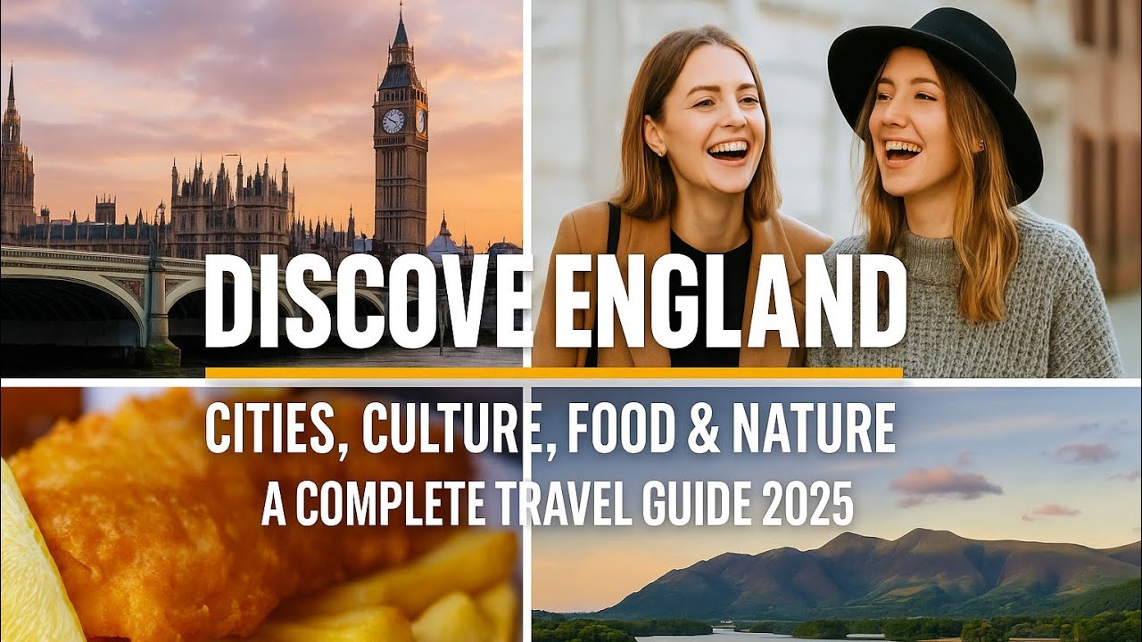 Discover England: Cities, Culture, Food & Nature | A Complete Travel Guide 2025