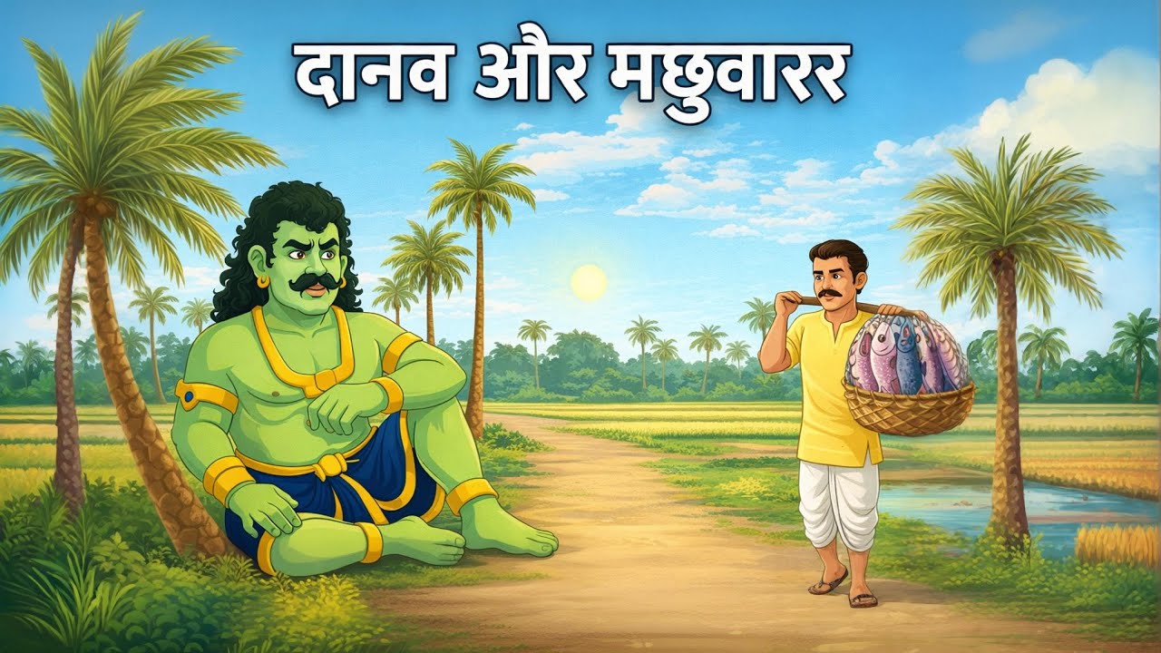 दानव ओर मछुवारा | DANAV OR MACHHUWARA | HINDI KAHANI | HINDI STORIES