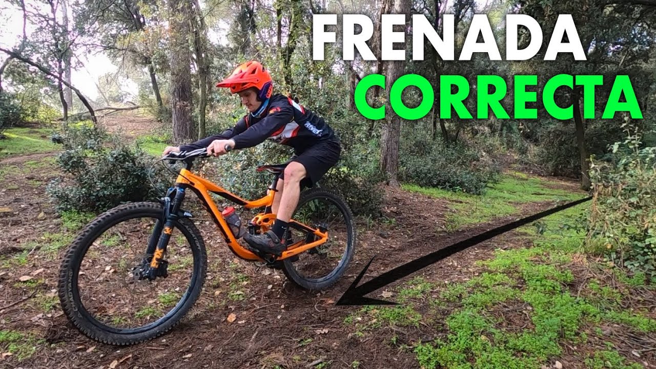 COMO FRENAR EN BICICLETA MTB 💥 | Curso Técnica MTB #21