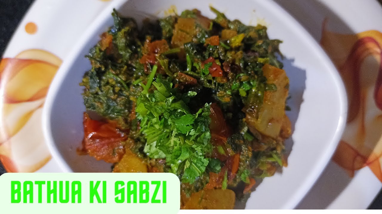 Bathua Ki Sabzi | Aloo Bathua Recipe | Goosefoot Indian Recipe | Winter special greens