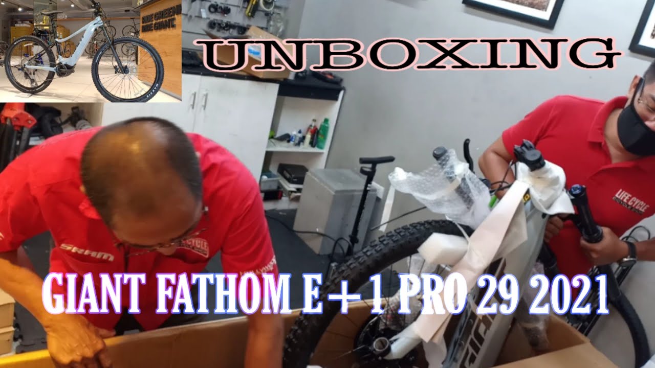 UNBOXING- 2021 GIANT FATHOM E+ 1 PRO 29 | GIANT FATHOM ELECTRIC BIKE 2021