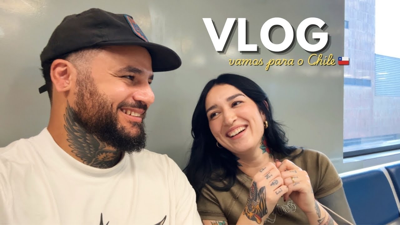 Vlog VIAGEM PARA O CHILE 🇨🇱: Preparativos, Como Arrumamos as Malas e Aeroporto!