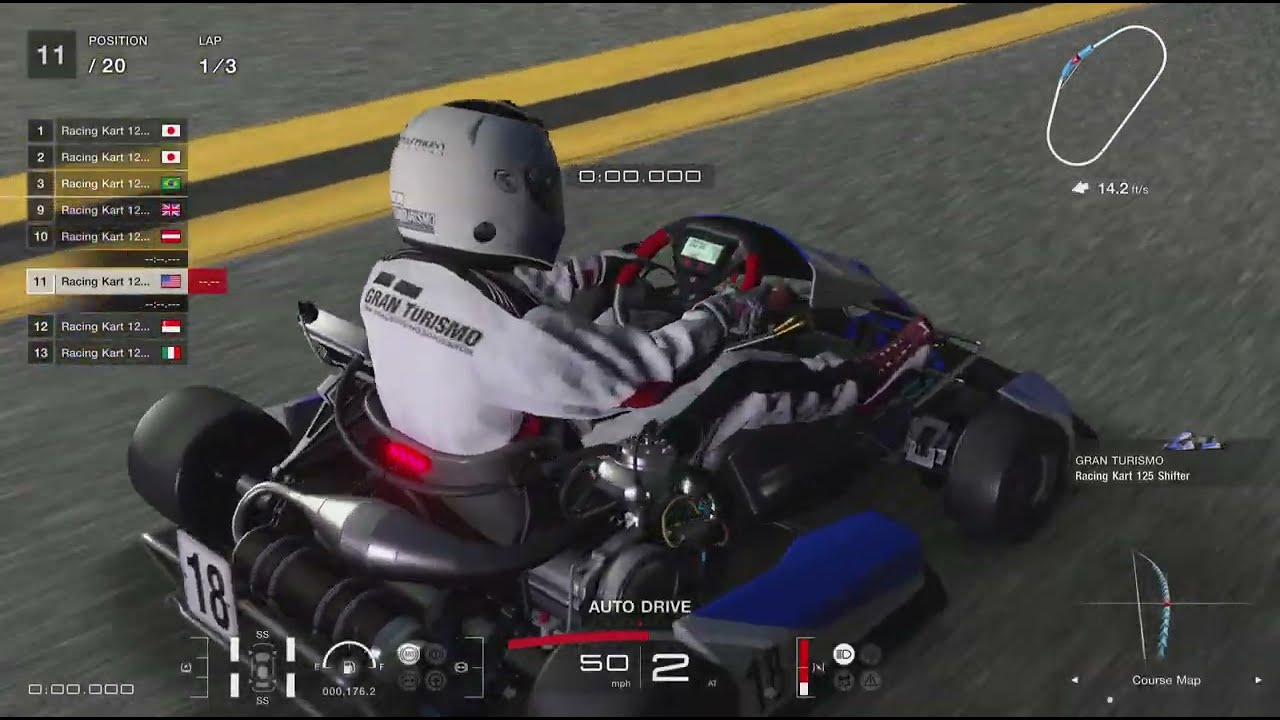 Gran Turismo 7 - Daily Marathon Race - Daytona Oval - Racing Kart 125 Shifter - GT7 - PS5
