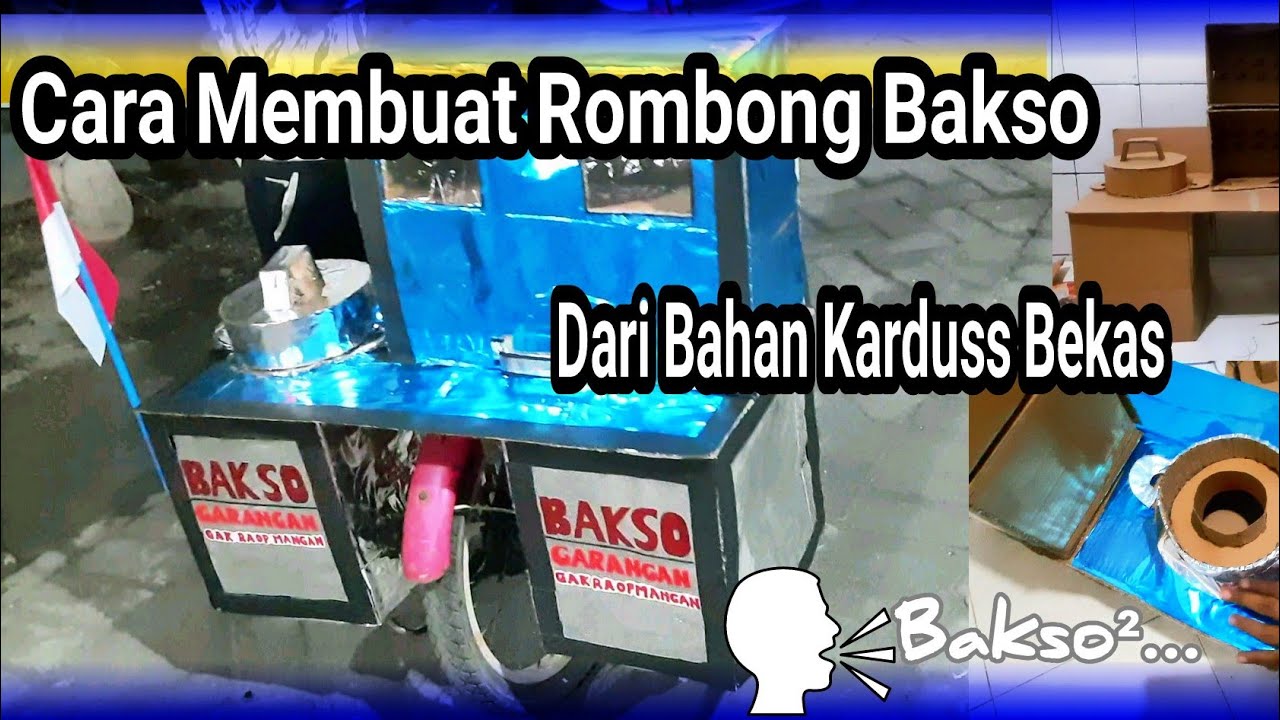 CARA MEMBUAT ROMBONG BAKSO. DARI KARDUS BEKAS || DAUR ULANG BUAT #KARNAFAL. HUTRI YANG KE79. 2024