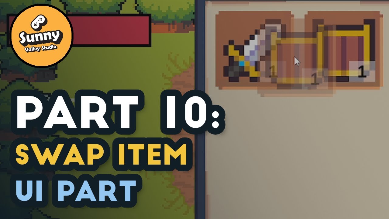 Testing Swap Item logic - Inventory System in Unity tutorial P10