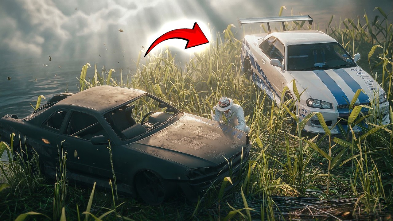 AKU RESTORASI BANGKAI MOBIL FAST AND FURIOUS TERBENGKALAI BERTAHUN TAHUN DI GTA 5 ROLEPLAY