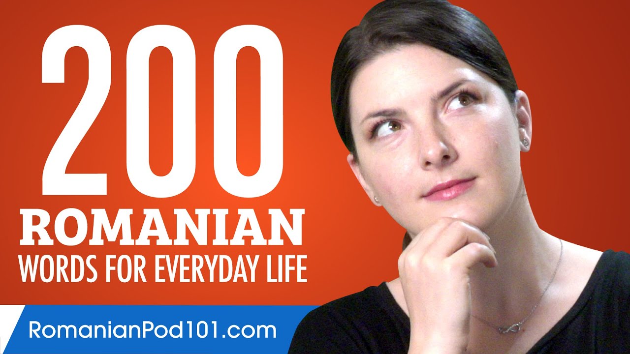 200 Romanian Words for Everyday Life - Basic Vocabulary #10
