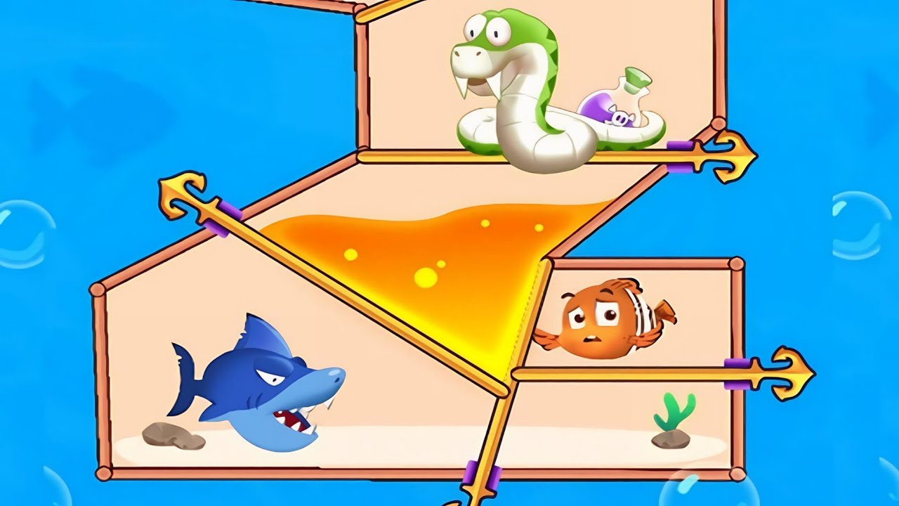 Save the Fish | Pull The Pin |Fish Pin Game |Android Gameplay Walkthrough |Part 38 level 980 to 1010