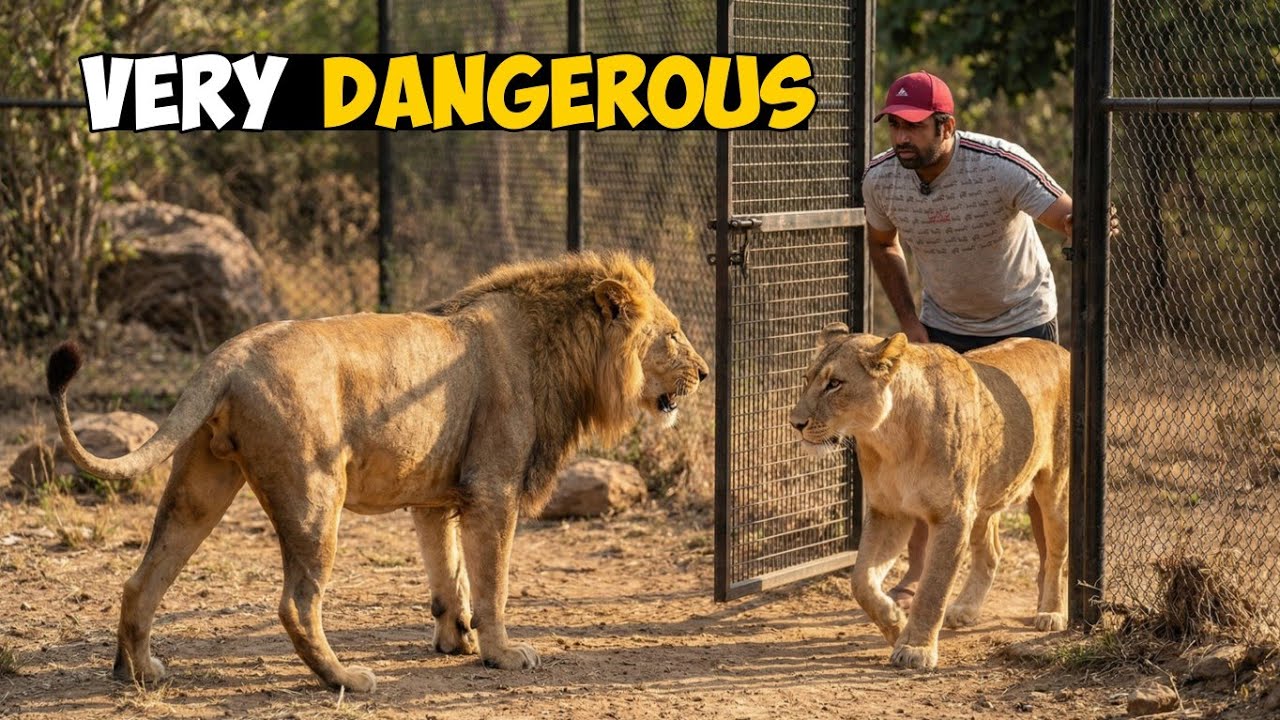 Lioness Ko Pride Mein Chor Diya 😱 Sher Attack Karne Hi Wale Thay!